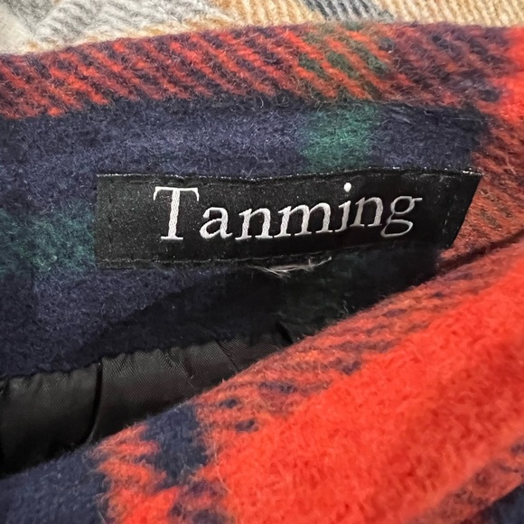 Vibrant Plaid Skater Skirt - Red and Green - Picture 3 of 4